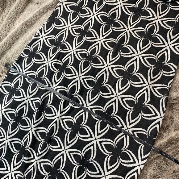 LuLaRoe Julia Dress Black & Grey - Picture 5 of 5